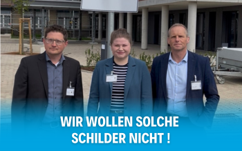Mehr über den Artikel erfahren Wir wollen solche Schilder nicht!